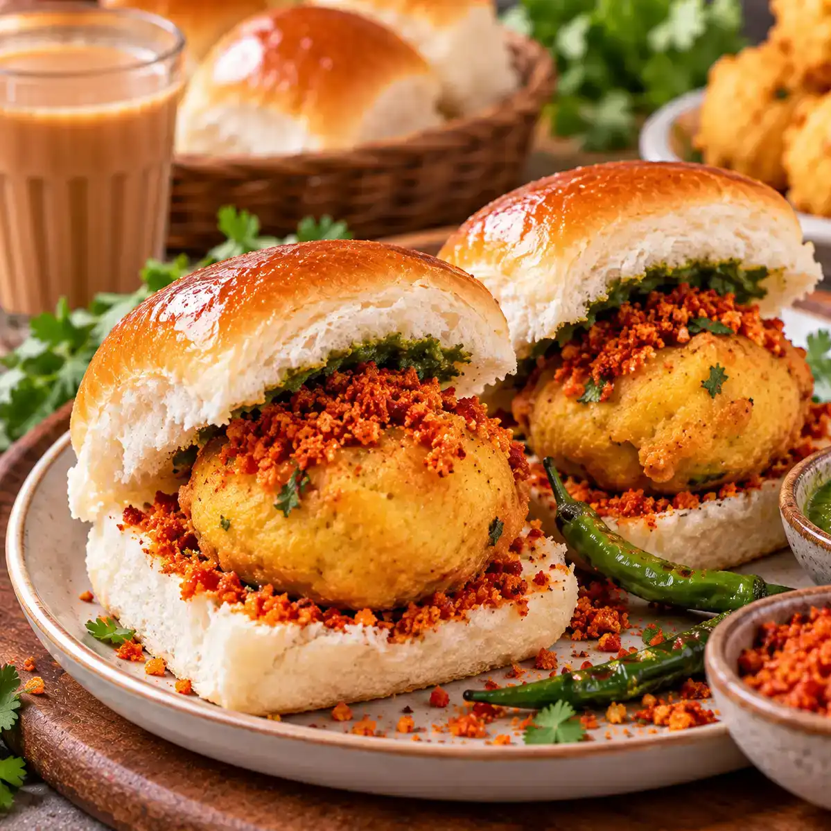 Vada Pav — Experience Mumbai's iconic street food at Apna Bazar - Eatery